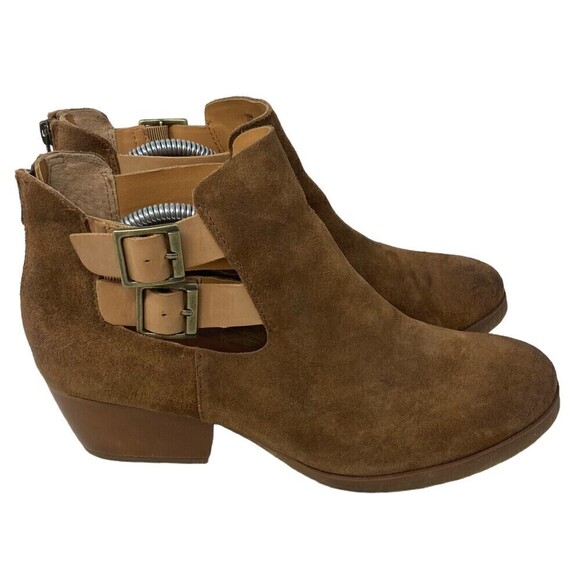 Korks Gabbriela Bootie Women's 10 M Leather Open Strap Shoe Boot - Picture 1 of 9